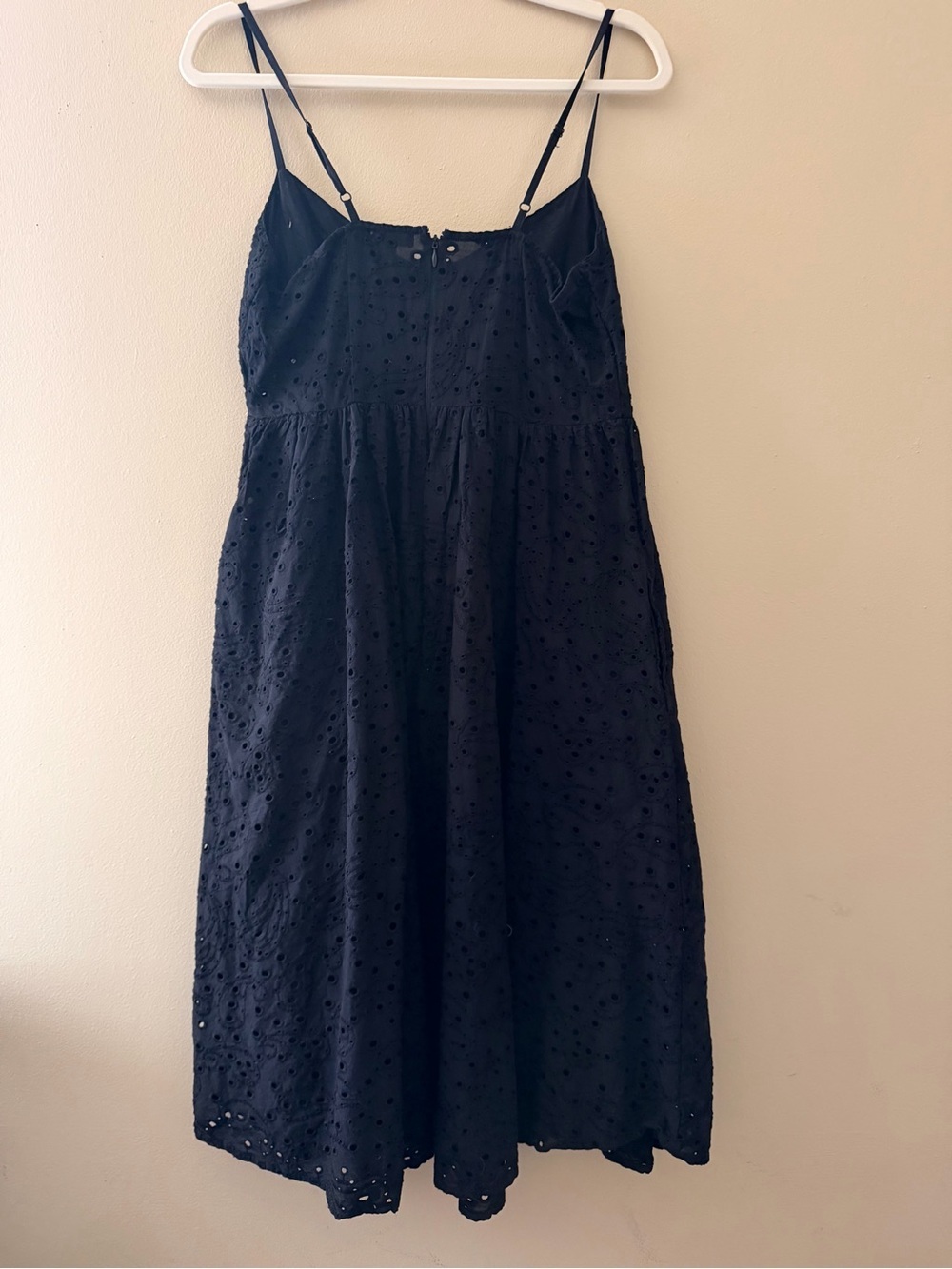 VENUS Black Eyelet-Strap Fit & Flare Dress - Picture 6 of 10